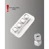 AsilTech Yeniden Kullanılabilir 304 Çelik Metal Buz Küpleri 4lü Set