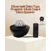 AsilTech Yıldız & Okyanus Dalga Projektörü – Bluetooth / USB Hoparlörlü