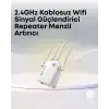 AsilTech Yüksek Hızlı Parazit Önleyici WiFi Repeater Router