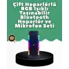 AsilTech Yüksek Ses Güçlü Kablosuz Hoparlör  Karaoke Mikrofonlu