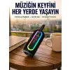 AsilTech Yüksek Ses Kaliteli Kablosuz Hoparlör LED Işıklı Yeni Nesil
