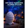 AsilTech Yumurta Görünümlü Masa ve Gece Lambası Renk Değiştirebilen Projektör