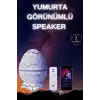 AsilTech Yumurta Şeklinde Su Dalgalı Bluetooth Speaker Lamba Renkli Şarjlı Yeni Nesil