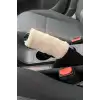 AsilTech Yumuşak Peluş El Freni Süsü Bej