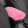 AsilTech Yumuşak Peluş Kol Dayama Kolçak Minderi Şeker Pembe