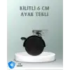AsilTech Zemin Korumalı 6 cm Kilitli Döner Ayak