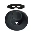 AsilTech Zorro Şapka Maske Set Yetişkin
