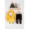 Aslan Desenli 3lü Erkek Bebek Takımı