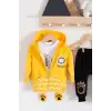 Aslan Desenli 3lü Erkek Bebek Takımı