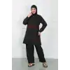 Büyük Beden Tesettür Mayo Siyah