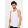 Erkek Beyaz Ribana Atlet