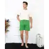 Erkek Lakost Fıstık Yeşili Şort
