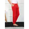 Erkek Pamuk Kırmızı Tek Alt Pijama