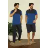 Erkek Saks 3lü Pijama Takım