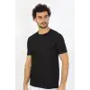 Erkek Sıfır Yaka Siyah Penye Atlet