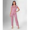 Giyim 2li Saten Pijama Takımı