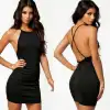 Giyim  B101050 Sırt Dekolteli Mini Elbise