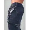 Giyim Bacağı Saran Seksi Deri Harness - Brfm51