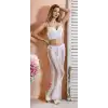 Giyim Bralet, Pantolon Ve Slip Takım Ekru