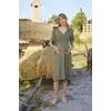 Giyim Dantelli Önü Düğmeli Hamile Lohusa Gecelik