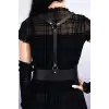 Giyim Elbise Üstü Deri Harness - Brf925