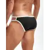Giyim Erkek  Beyaz Biyeli Slip İç Giyim