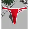 Giyim Erkek  Biyeli Kırmızı Tanga