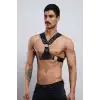 Giyim Erkek  Harness, Göğüs Harness, Deri Harness, Clubwear, Partyear - Brfm120