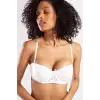 Giyim Gala Push-up Strapless Bra, Ekru Konforlu Ve Şık Sütyen, Strapless
