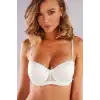 Giyim Gala Push-up Strapless Bra, Ekru Konforlu Ve Şık Sütyen, Strapless