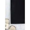 Giyim Kadın Siyah Modern Kesim Önden Bağcıklı Şık Deniz Şortu