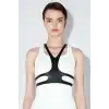 Giyim Seksi Deri Göğüs Harness - Brf1374