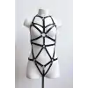 Giyim Seksi Deri Vücut Harness - Brf316