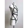 Giyim Seksi Deri Vücut Harness - Brf316