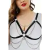 Giyim Seksi Lastik Göğüs Harness - Brf799