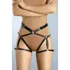 Giyim Şık Deri Seksi Külot Harness - Brf1029