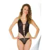 Giyim Siyah Dantelli Bodysuit - 920