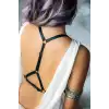 Giyim Üçgen Detaylı Lastik Harness - Brf138
