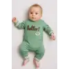 Hello Nakışlı % 100 Pamuk Erkek Bebek Tulum