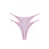 Kadın Pembe Transparan 2li Tanga Slip