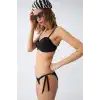 Kadın Straplez Siyah Bikini Takımı