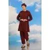 Kadın Tam Tesettür Bordo Mayo
