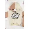 Panda Desenli Kapişonlu Erkek Bebek Takımı