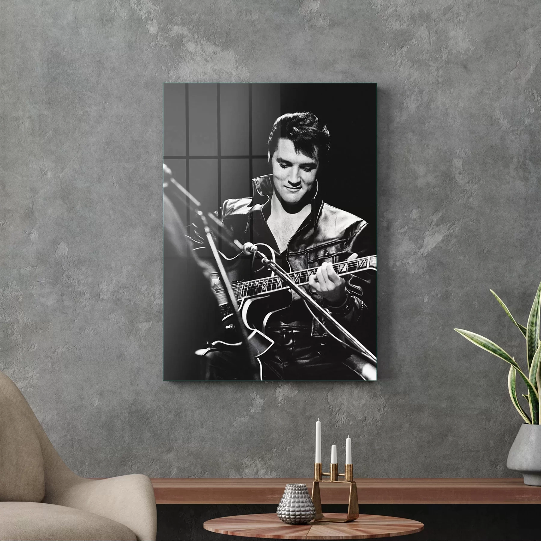 Decovetro Cam Tablo Elvis Presley 30x40 cm