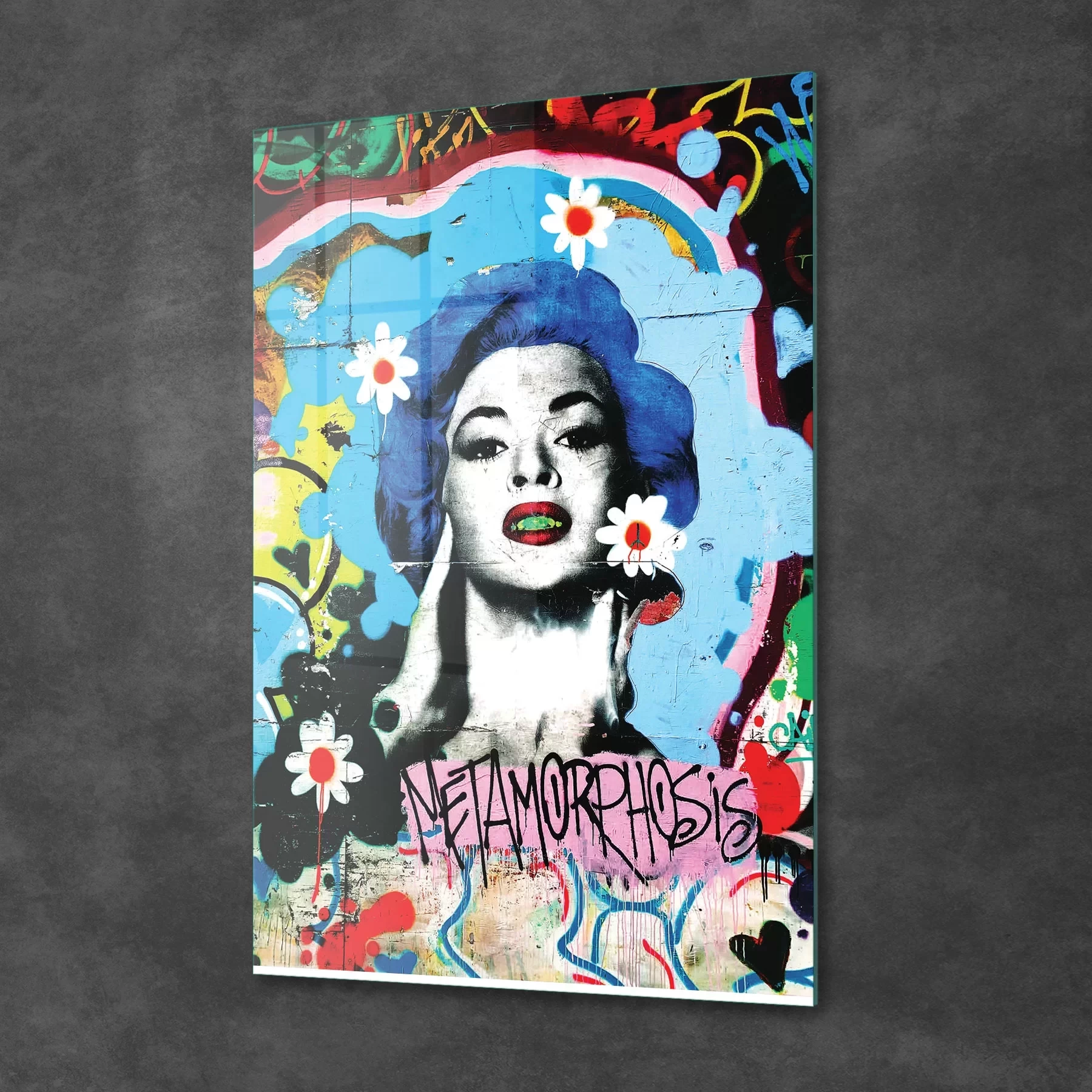 Decovetro Cam Tablo Pop Art Metamorfoz 30x40 cm