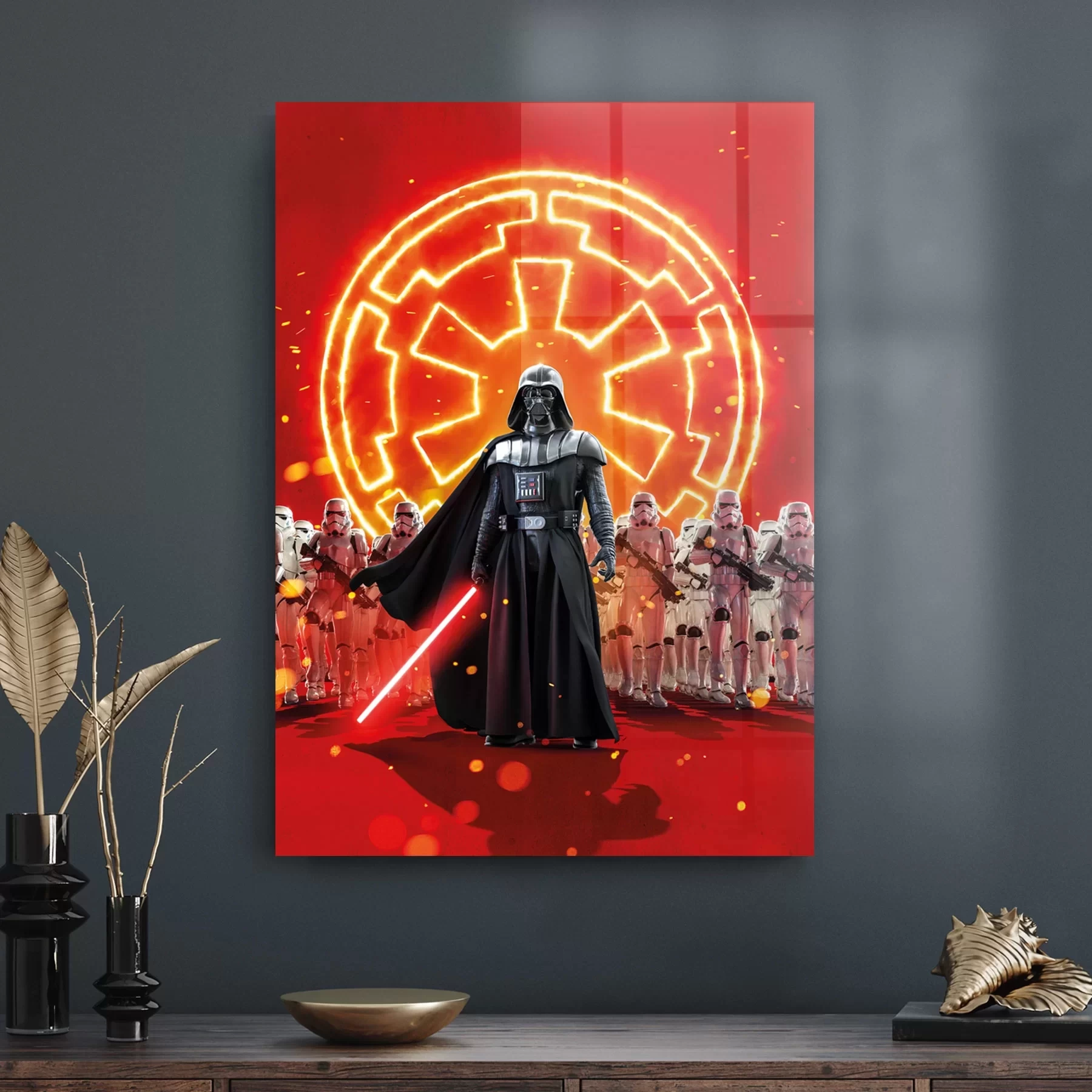 Decovetro Cam Tablo Star Wars Darth Vader 30x40 cm