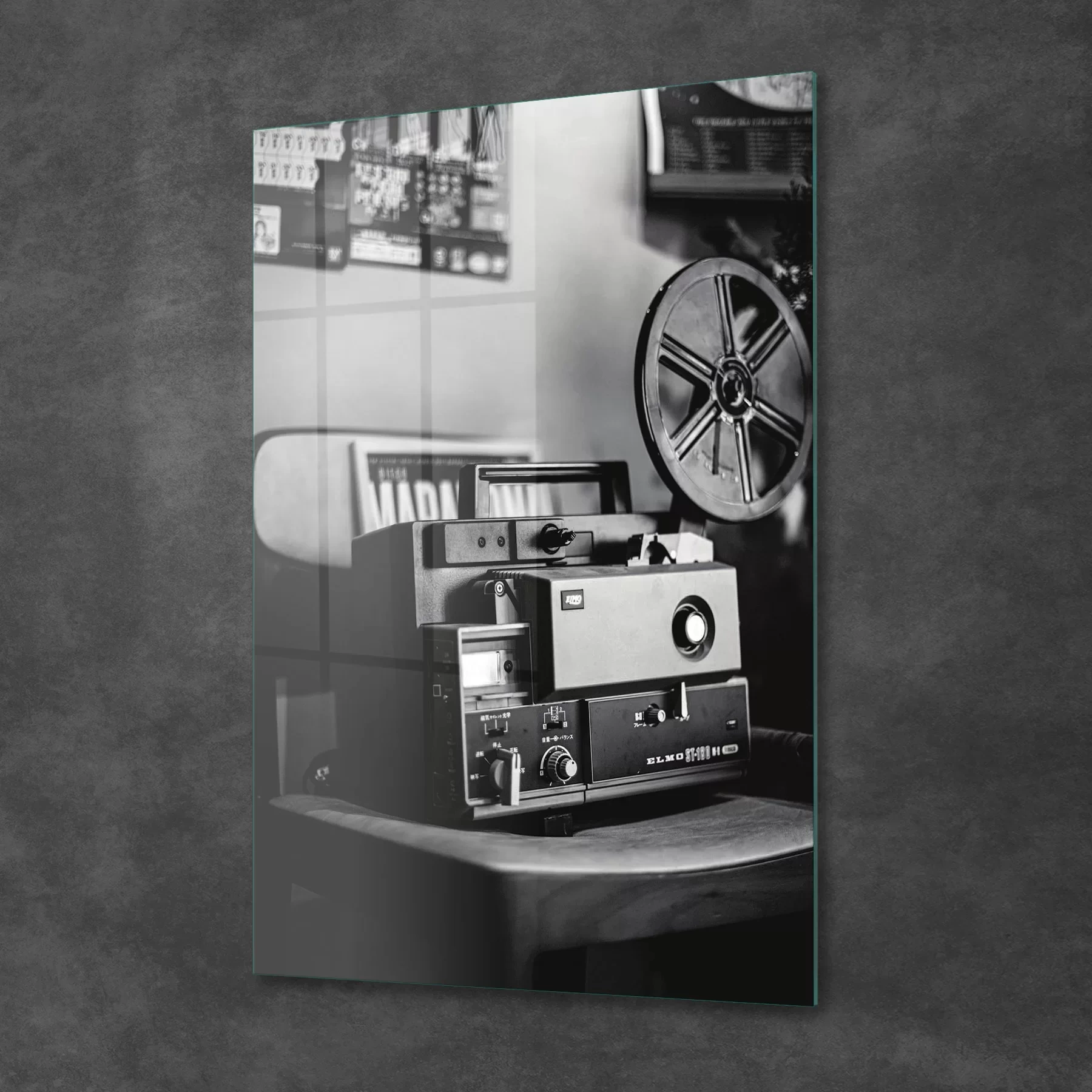 Decovetro Cam Tablo Vintage Film Makinesi 30x40 cm