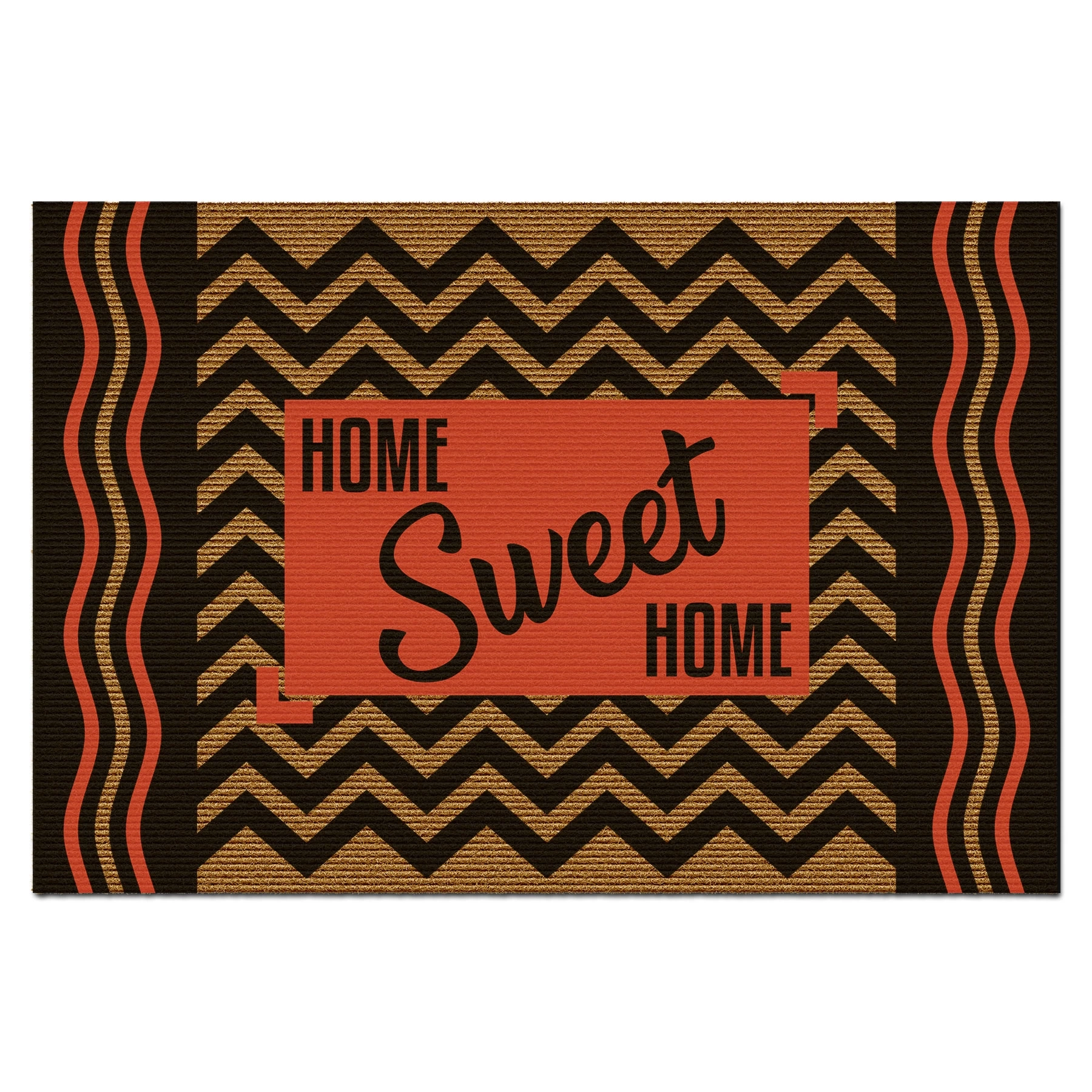 Decovetro Kapı Önü Halı Paspas Home Sweet Home Desenli 40 x 60 Cm