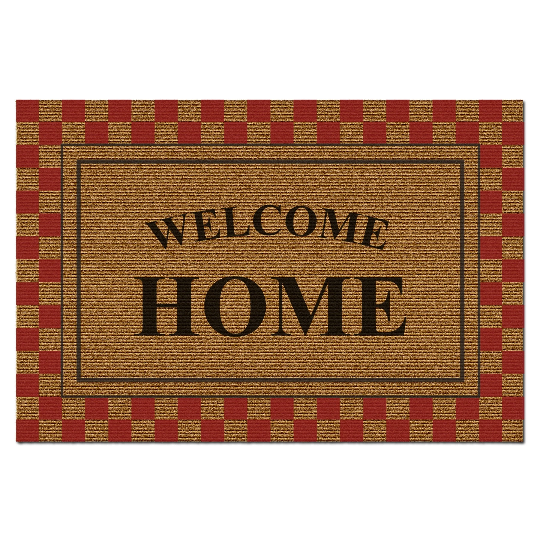 Decovetro Kapı Önü Halı Paspas Welcome Home Desenli 40 x 60 Cm
