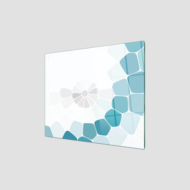 Decovetro Ocak Arkası Koruyucu Geometrik Desenli 60x52cm